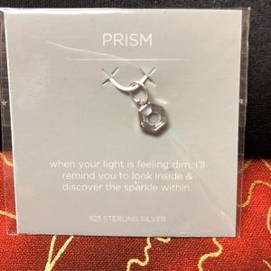 Hex Prism Dangle Charm Origami Owl Core 925 Sterl